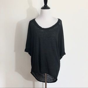 Free People We the Free Slouchy Burnout Tshirt